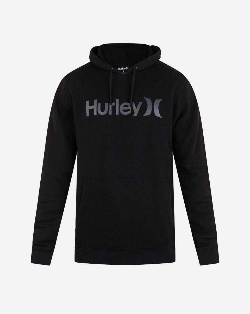 Logo Shop One And Only Fleece Pullover Hurley Black Comfortable Men