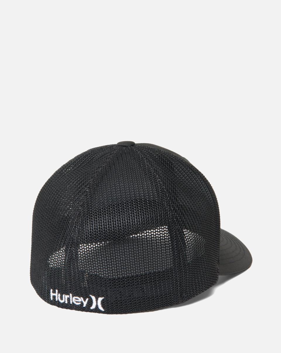 Men Mini Icon Mesh Hat Black Distinct Logo Shop Hurley - 1