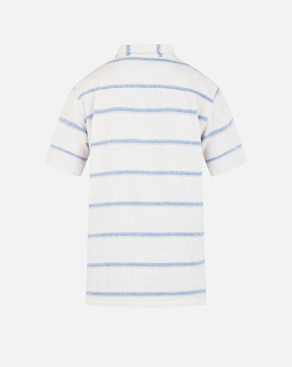 Men Elegant Hurley Tshirts & Tops Bone Rincon Linen Short Sleeve Tee - 1