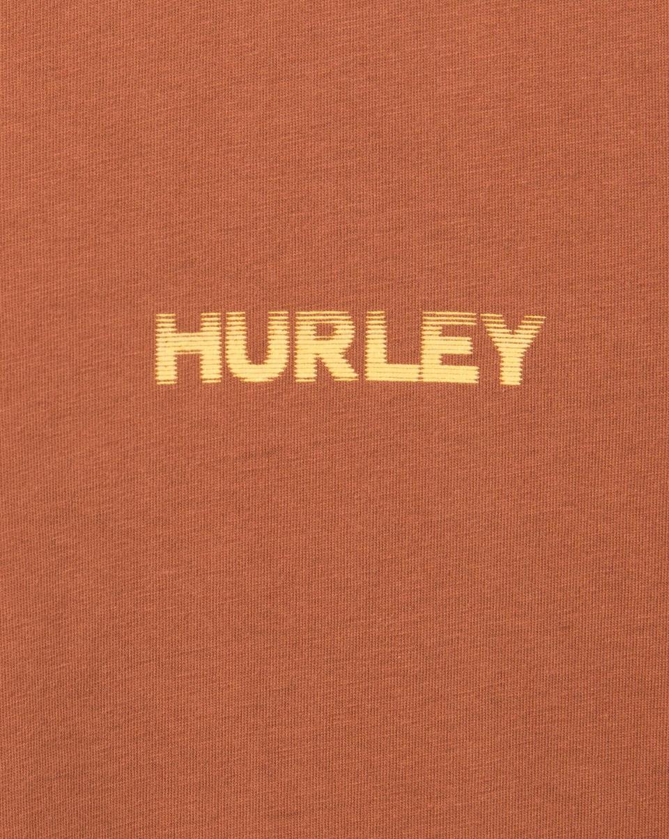 Hurley Men Tshirts & Tops Personalized Everyday Explore Reflector Short Sleeve Zion Rust - 2