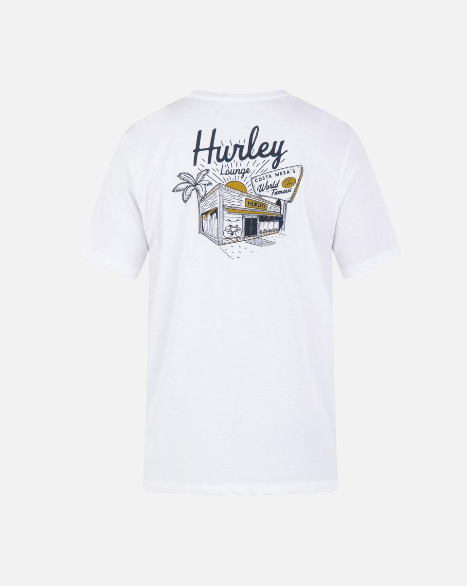 White Intuitive Men Tshirts & Tops Everyday Hurley's Short Sleeve Tee - 1