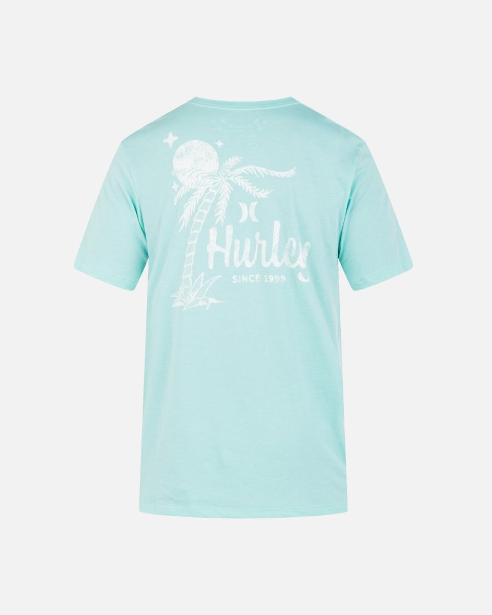 Tshirts & Tops Everyday Tropic Nights Short Sleeve Tee Tropical Mist Cutting-Edge Men Hurley - 1