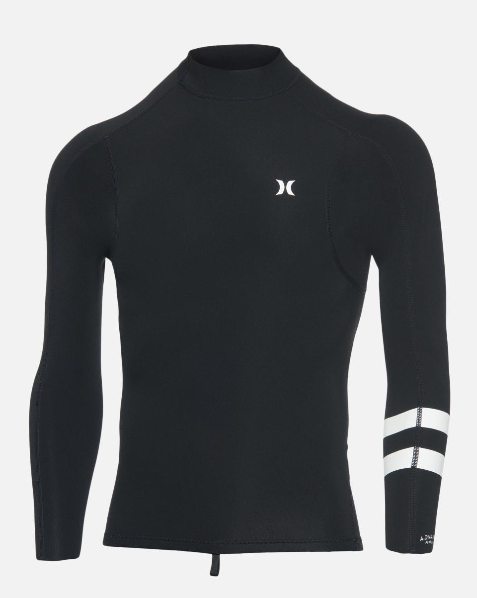 Men Black Hurley Promo Wetsuits Advantage Plus 1/1Mm Jacket - 1