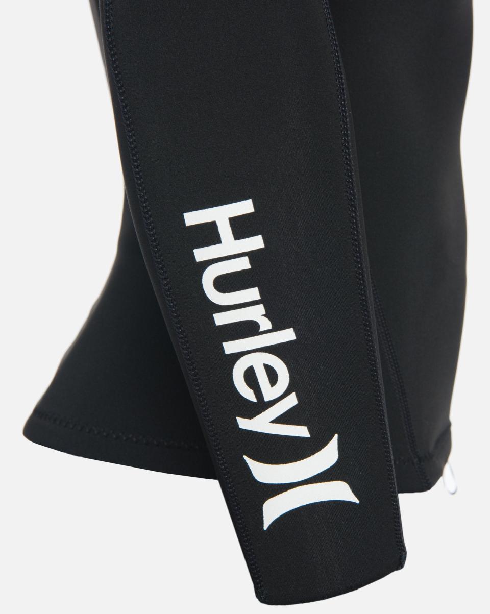 Men Black Hurley Promo Wetsuits Advantage Plus 1/1Mm Jacket - 4