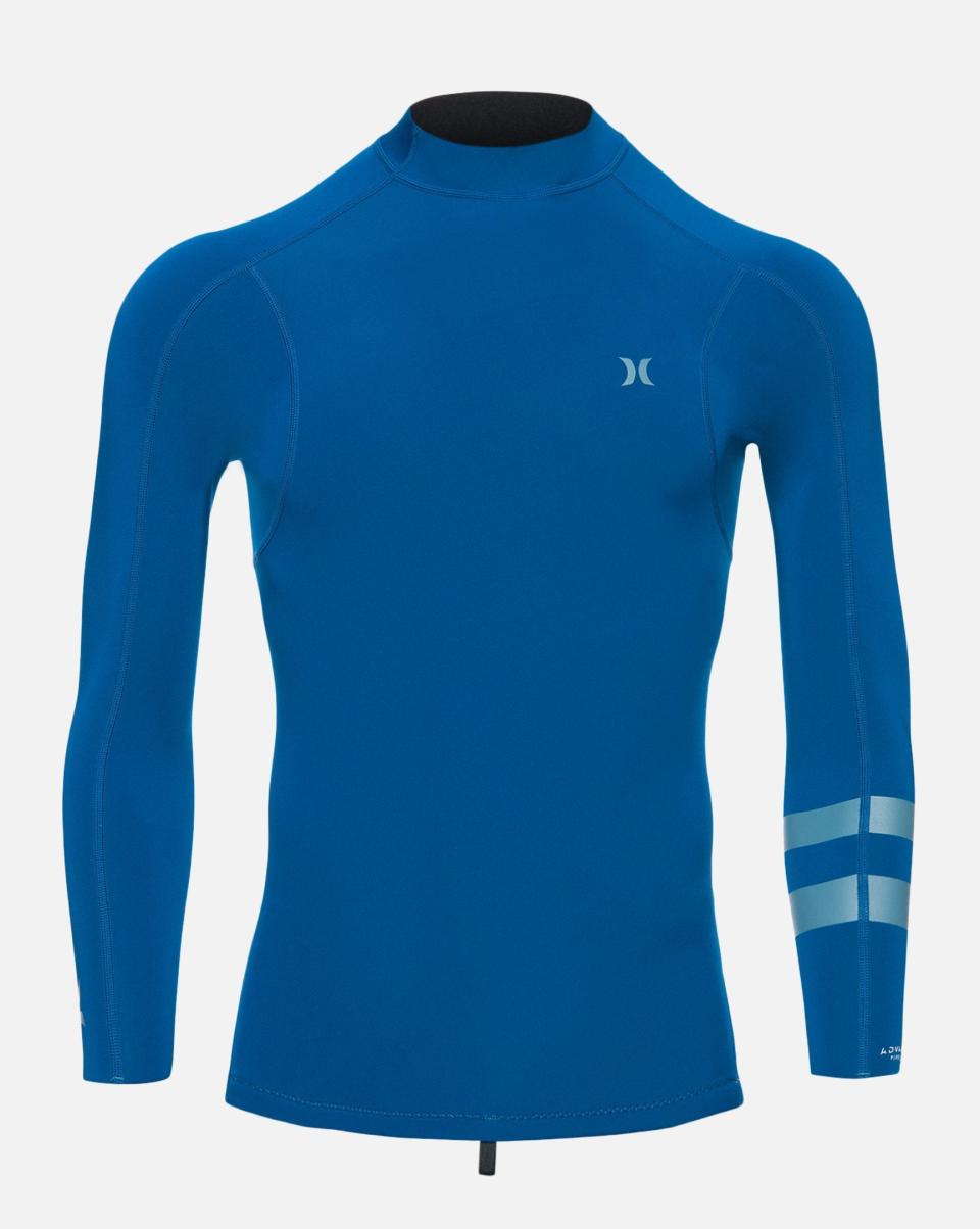 Men Hurley Blue Force Advantage Plus 1/1Mm Jacket Wetsuits Performance