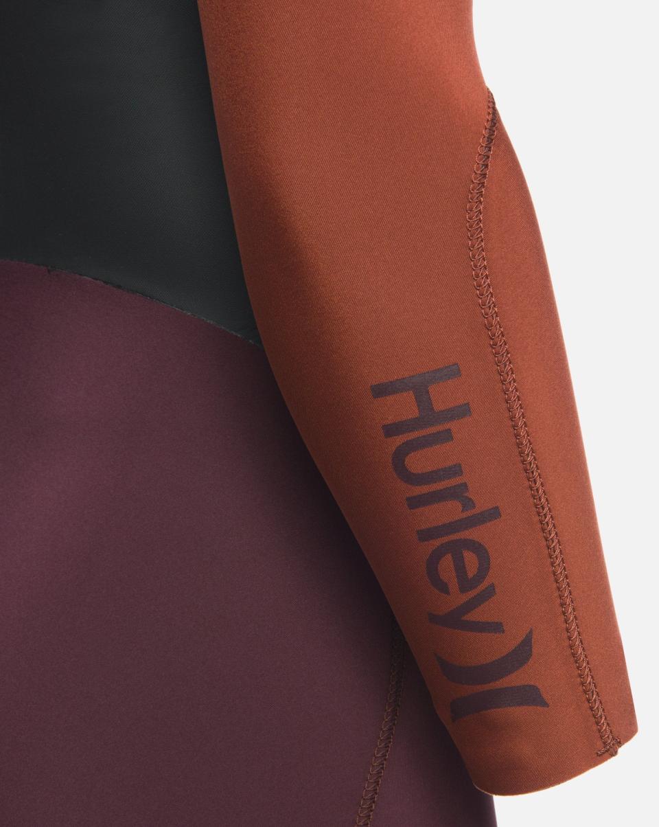 Men Advantage Plus 3/2Mm Fullsuit Pueblo Brown Affordable Hurley Wetsuits - 4