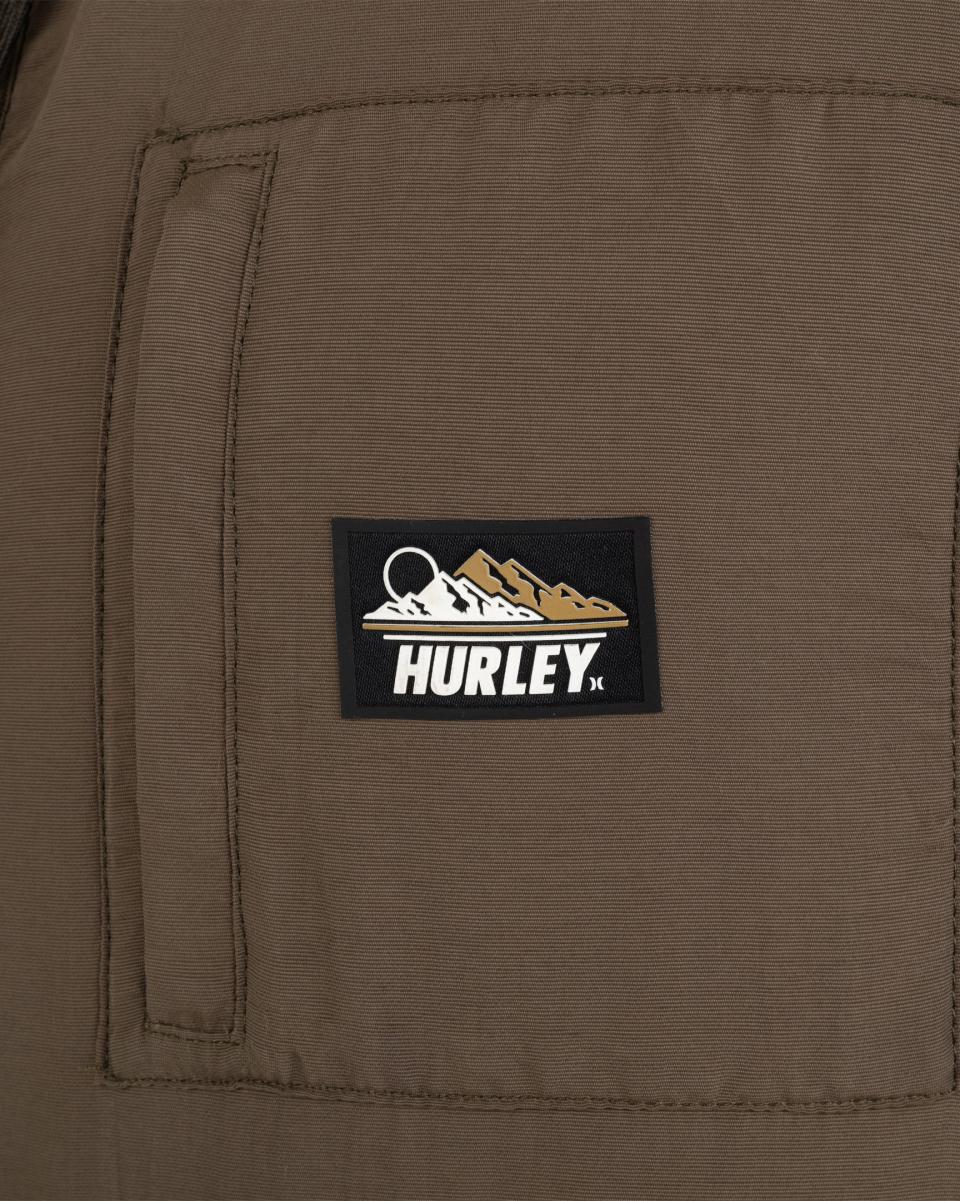 Jackets & Outerwear Men Refashion Hurley Huron Burrito Full Zip Jacket Olive - 2