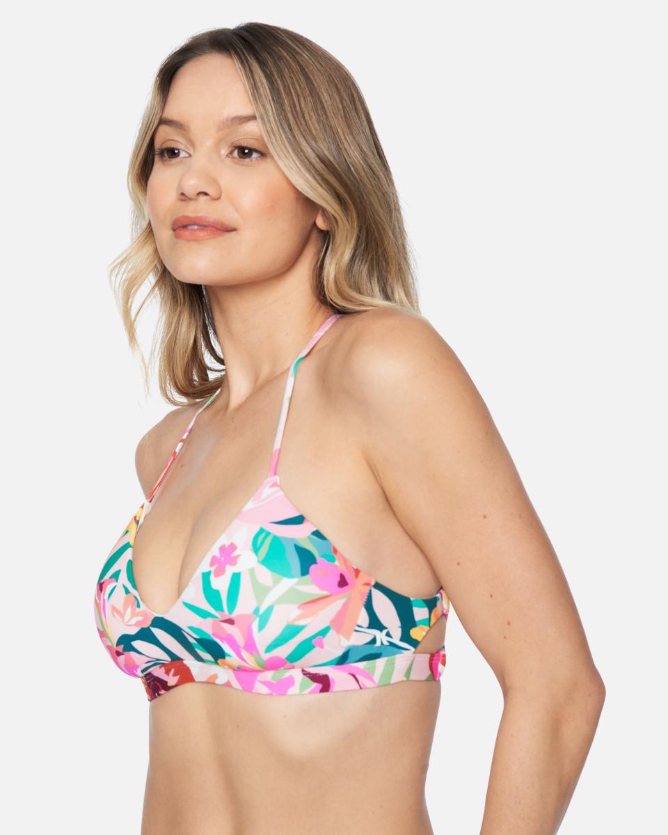 Hurley Women Swim Floral Pop Adjustable Bikini Top Intuitive Floral Pop Multi - 1
