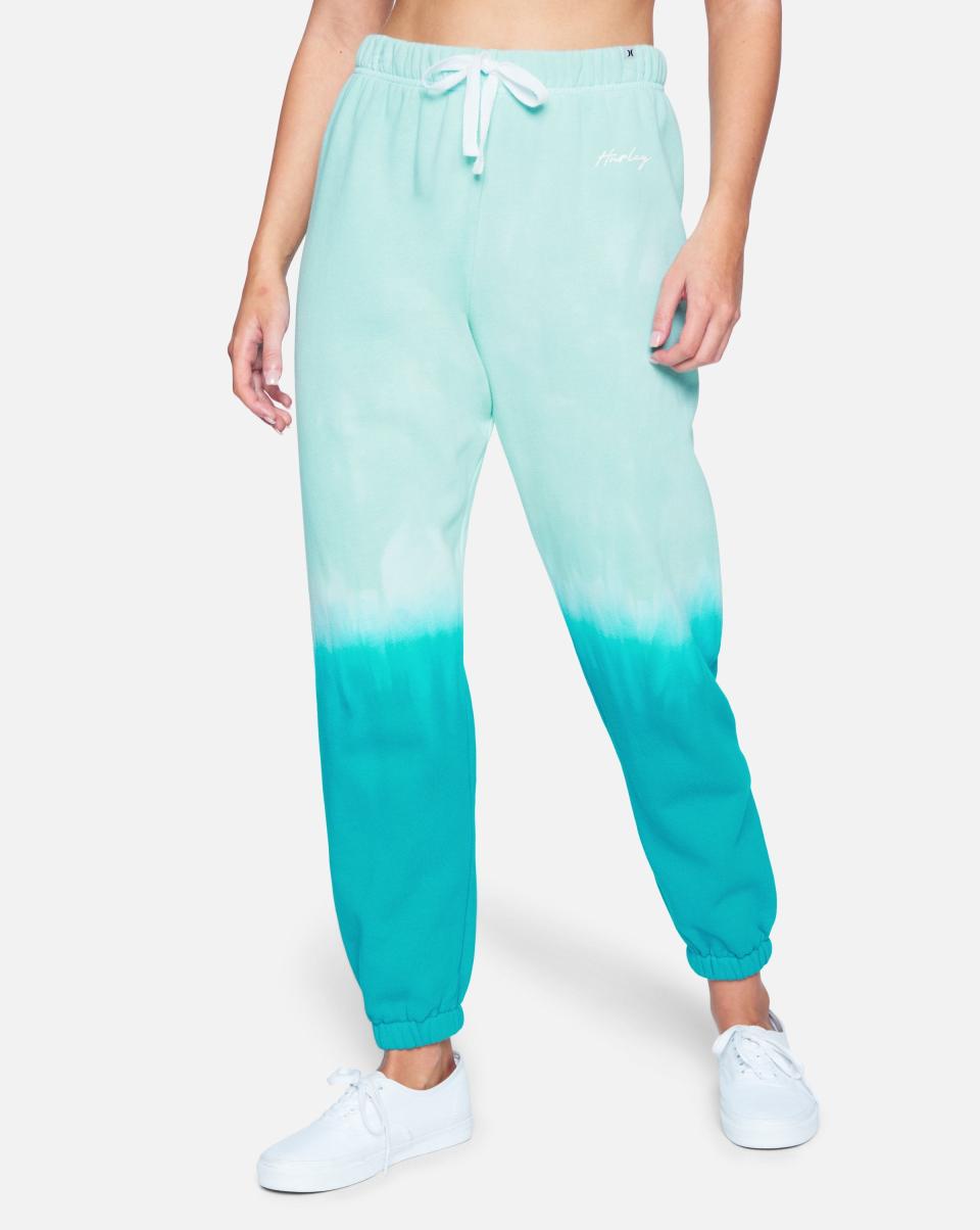 Women Dye Fleece Jogger Promo Light Dew Hurley Shorts & Bottoms - 1