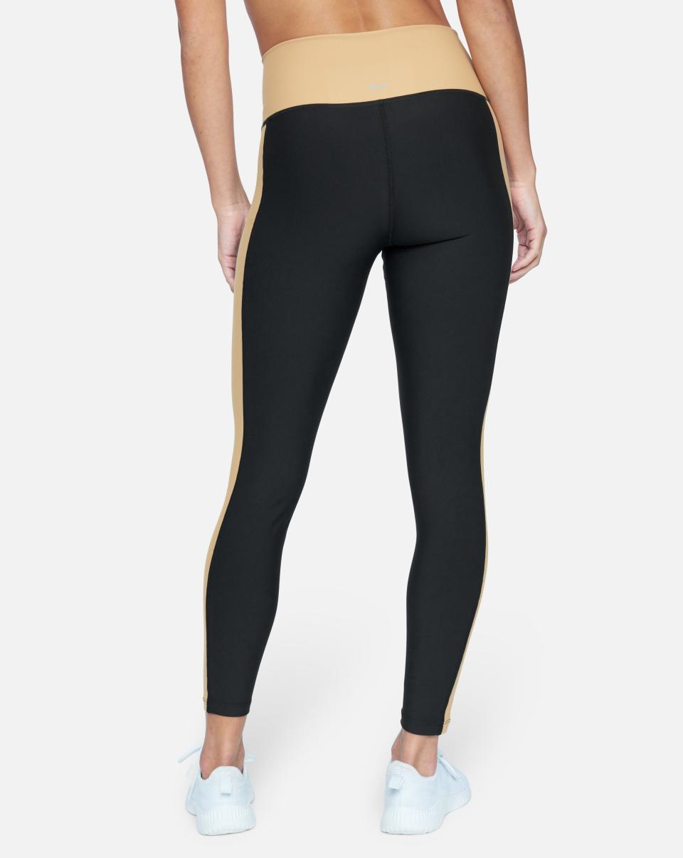 V-Shaped Colorblock Legging Hurley Women Shorts & Bottoms Natural Caviar/Iced Coffee - 1