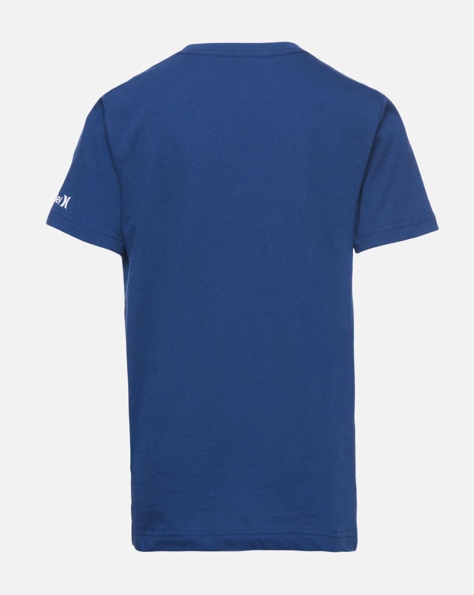 Kids Midnight Navy Hurley Generate Tshirts Little Boys' Wave Box Short Sleeve T-Shirt - 1