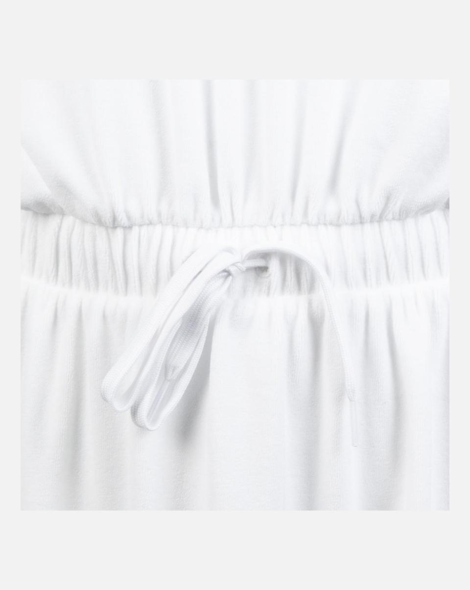 Rugged Girls' Terry Dress Coverup Swimwear White Kids Hurley - 2
