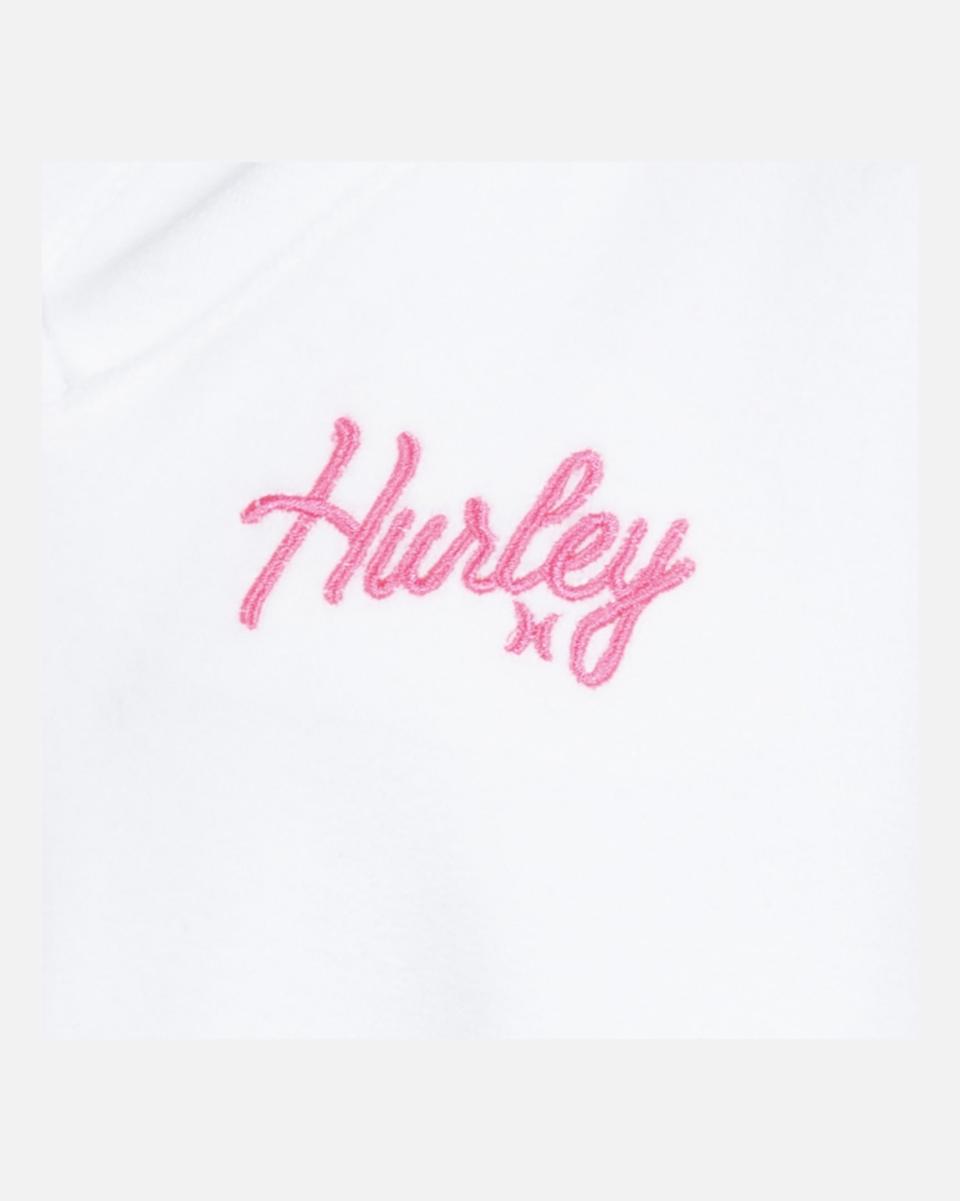 Rugged Girls' Terry Dress Coverup Swimwear White Kids Hurley - 3