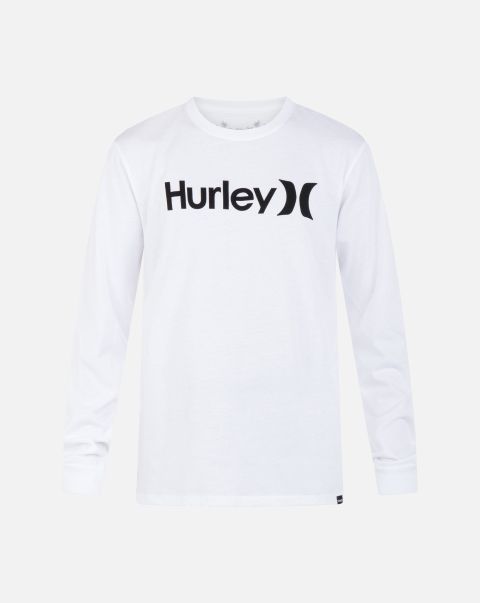 White Discount Men Everyday One And Only Solid Long Sleeve Hurley Logo Shop