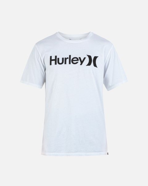 White Everyday One And Only Solid T-Shirt Logo Shop Affordable Hurley Men