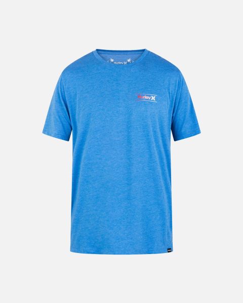 Hurley Men Innovative Sea View Logo Shop Everyday One And Only Slashed Short Sleeve Tee
