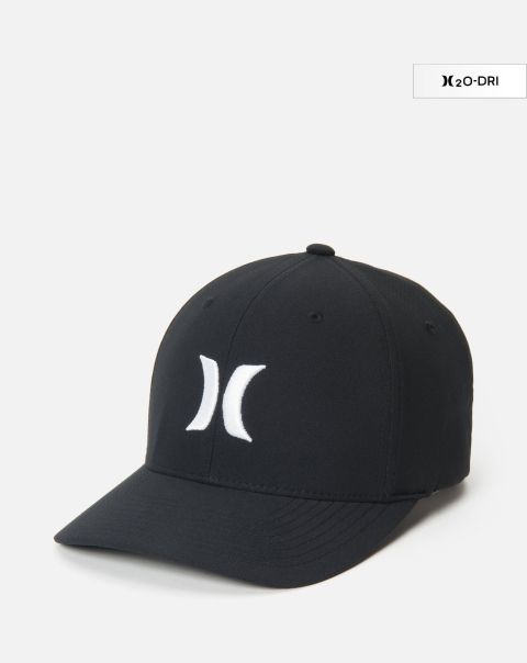 Black / White Time-Limited Discount Men Hurley H2O-Dri One And Only Hat Logo Shop