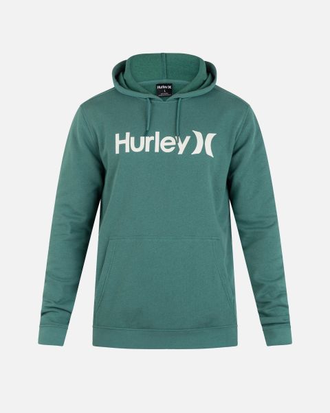 Hurley Men Logo Shop Vivid Deep Mojito One And Only Fleece Pullover