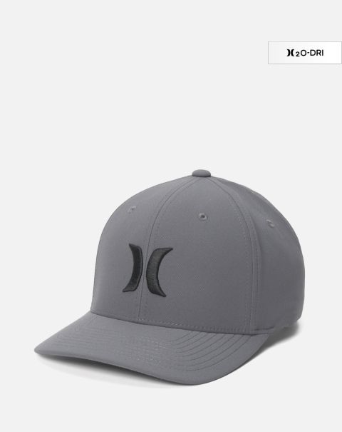 Hurley Men Logo Shop Dark Grey Latest H2O-Dri One And Only Hat