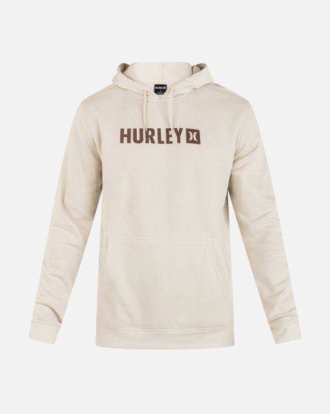 Hurley The Box Fleece Pullover Logo Shop Men Personalized Bone