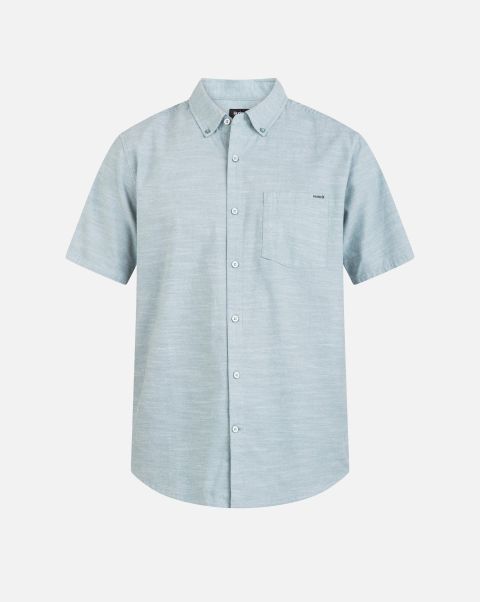 Cilantro Hurley Men One And Only Stretch Short Sleeve Shirt Elegant Logo Shop