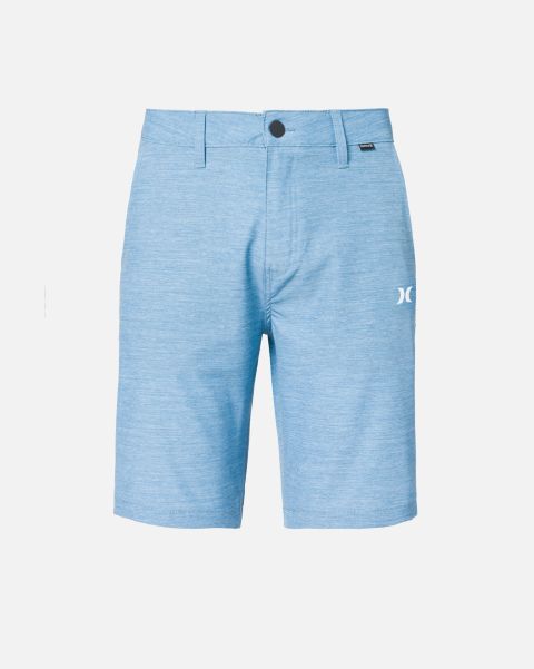 Shorts & Pants Quality Medium Blue Essential Heather Hybrid Walkshort Men Hurley