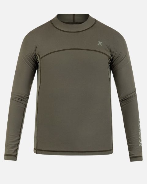 Kai Lenny X Chanel Crossing Paddle Series Long Sleeve Resilient Tshirts & Tops Hurley Men Olive