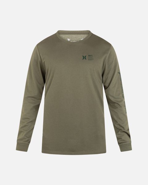 Tshirts & Tops Hurley Everyday Explore Supply Long Sleeve Tee Money-Saving Army Men