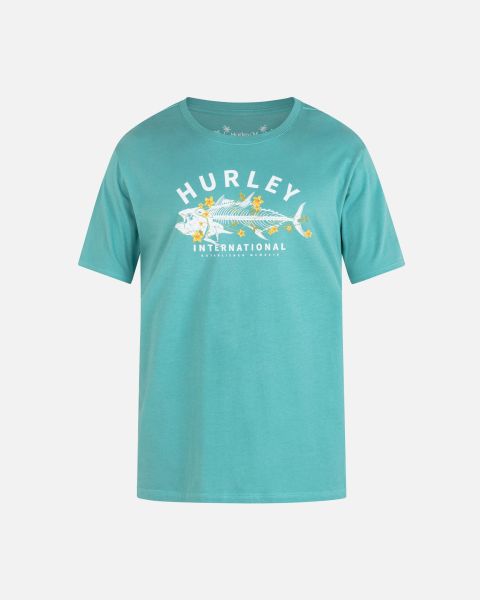 Everyday Fish Food Short Sleeve Tee Hurley Tshirts & Tops Hygienic Broken Jade Men