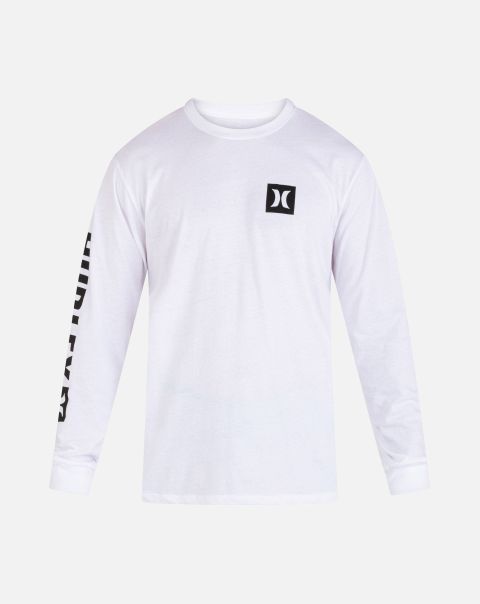 Reliable Tshirts & Tops Everyday The Box Long Sleeve White Hurley Men