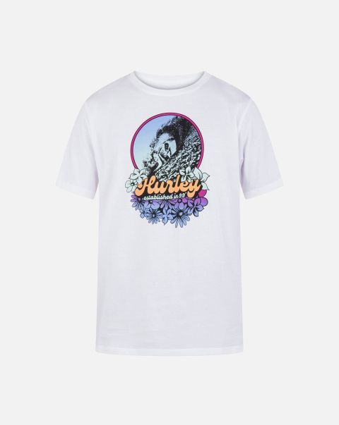 Men Everyday Postered Up Short Sleeve Shirt Now Tshirts & Tops Hurley White