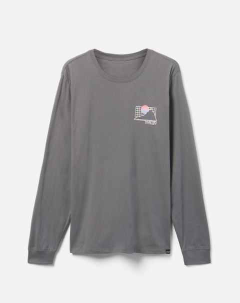 Men Everyday Explore The Great Outdoors Long Sleeve Tshirts & Tops Trendy Ion Grey Hurley