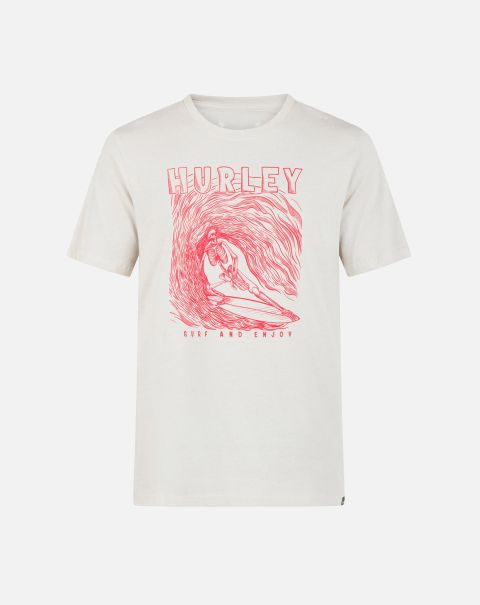 Everyday Surf Skelly Short Sleeve Tee Men Hurley Bone Shop Tshirts & Tops
