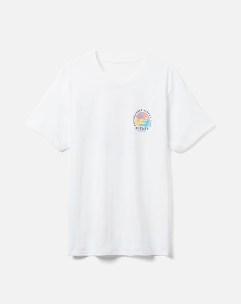 Top Men Everyday Recycled Sunrise T-Shirt Tshirts & Tops White Hurley