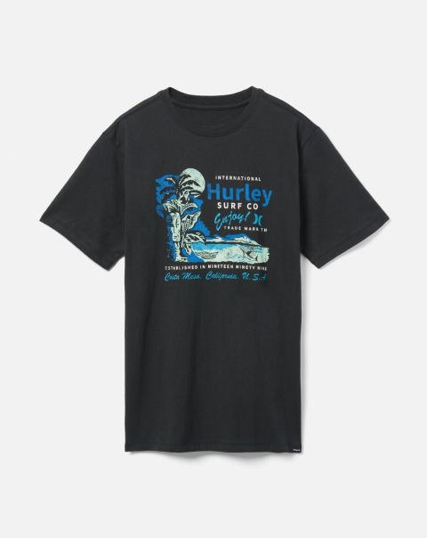 Everyday Waikiki Tiki T-Shirt Refined Hurley Tshirts & Tops Men Black