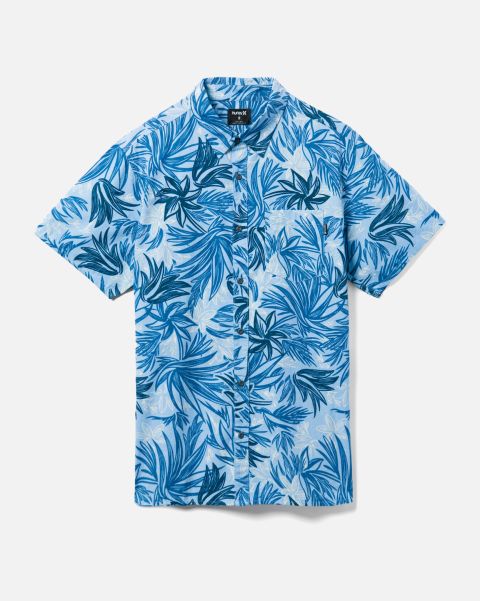 Hurley Men Wedge Organic T-Shirt Glacier Mist Online Tshirts & Tops