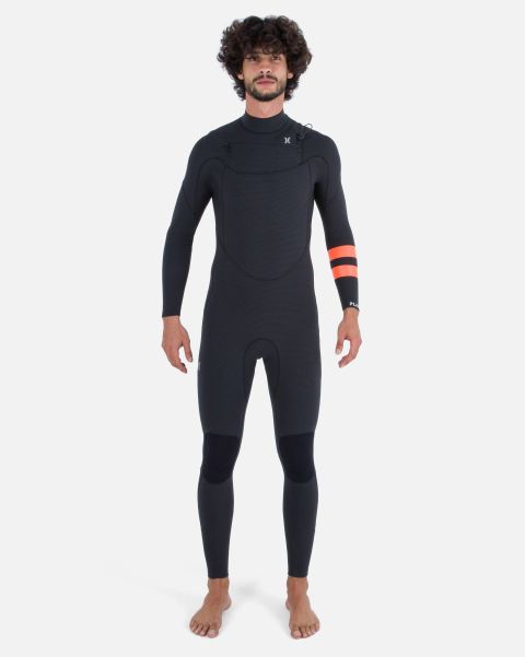 Black/Graphite Wetsuits Men Unbeatable Price Mens Advantage Plus 4/3Mm Fullsuit Hurley