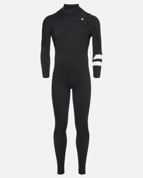 Advantage Elite 3/2+Mm Fullsuit Hurley Exceptional Men Black Wetsuits