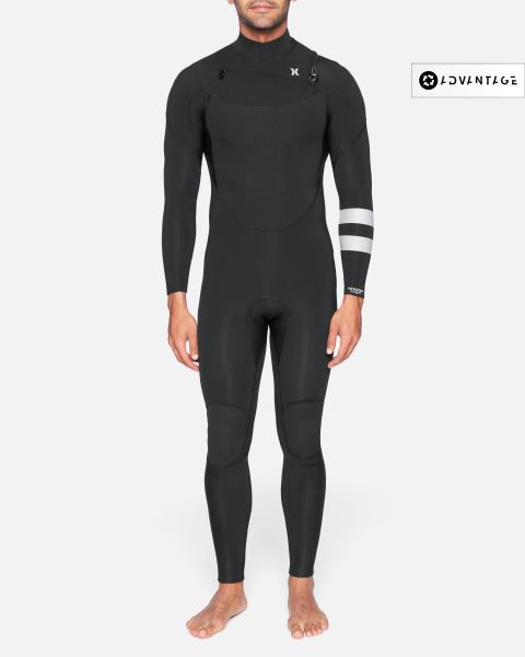 Mens Advantage Plus 5/3Mm Fullsuit Wetsuits Men Quality Black Hurley