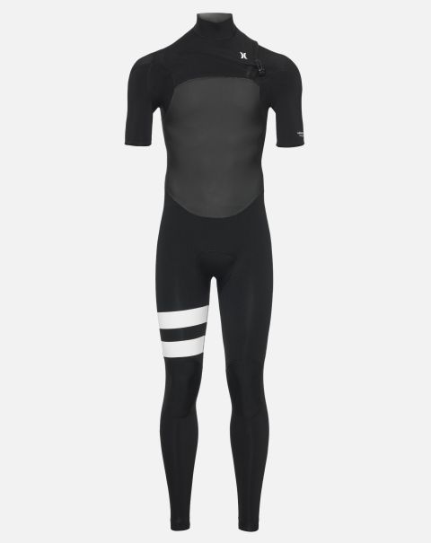 Men Wetsuits Advantage Plus 2/2Mm Short Sleeve Fullsuit Blowout Hurley Black