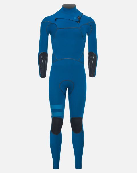 Professional Wetsuits Men Hurley Blue Force Advantage Max 4/3Mm Fullsuit