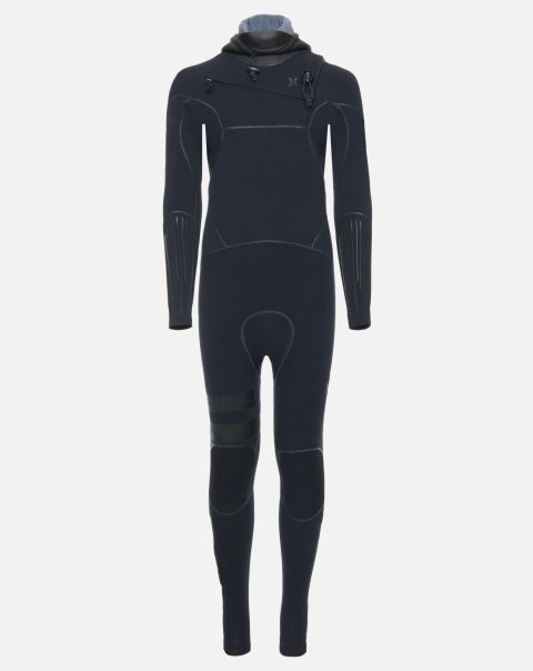 Hurley Men Advantage Max 5/3Mm Hooded Fullsuit Affordable Wetsuits Black