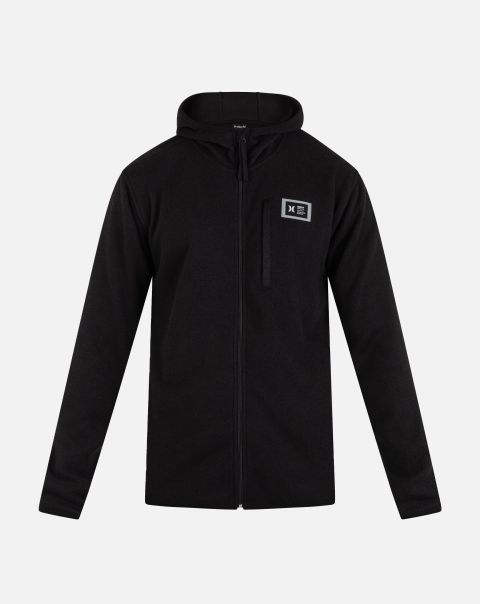 Men Serene Mesa Ridgeline Full Zip Jacket Hurley Jackets & Outerwear Black Multi