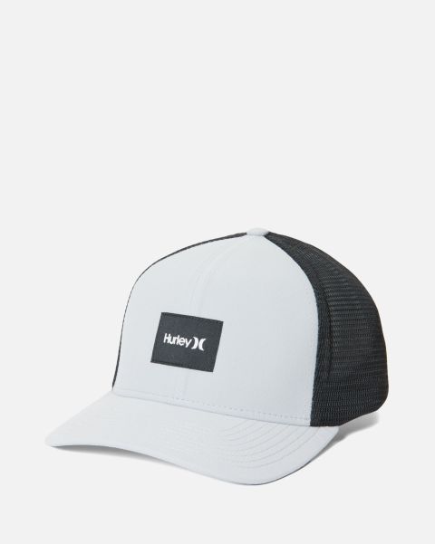 Hats & Accesories Men Warner Trucker Hat Hurley Normal Wolf Grey