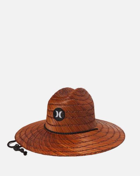 Men Weekender Lifeguard Hat Brown Hurley Offer Hats & Accesories