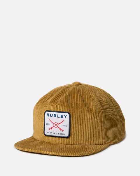 Gold Suede Hurley Exclusive Tri Coast Hat Men Hats & Accesories