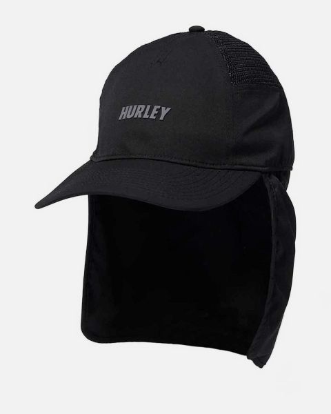 Hurley Sale Men Phantom Cove Cover Up Hat Black Hats & Accesories