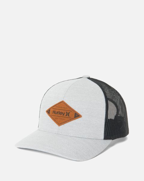 Mesa Trucker Hurley Men Hats & Accesories Charming Lt Grey
