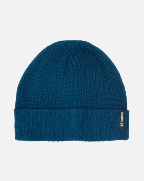 Hurley Navy Time-Limited Discount Max Cuff 2.0 Beanie Hats & Accesories Men