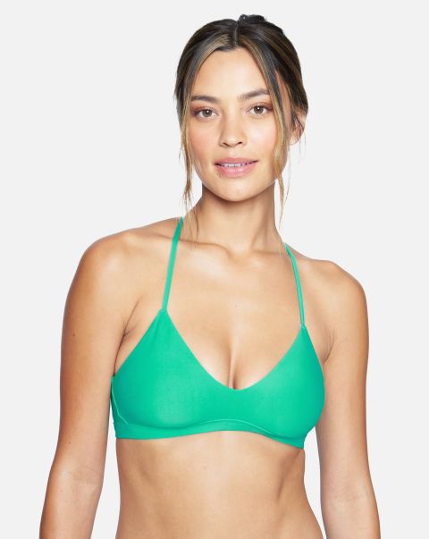 Swim Hurley Jungle Jade/Lilac Women High-Quality Solid Adjustable Top